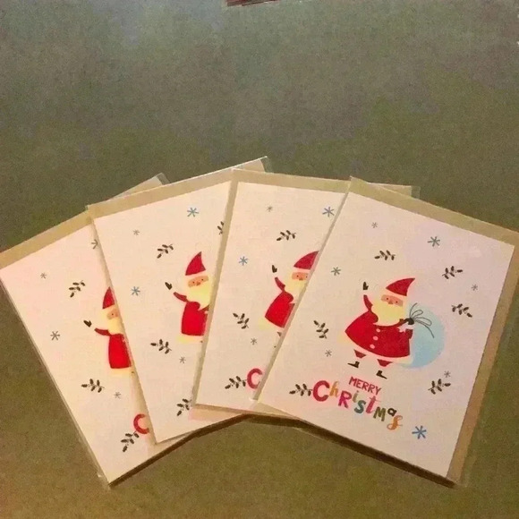 4* Xmas 🎅 Santa Greeting Cards - Picture 6 of 6